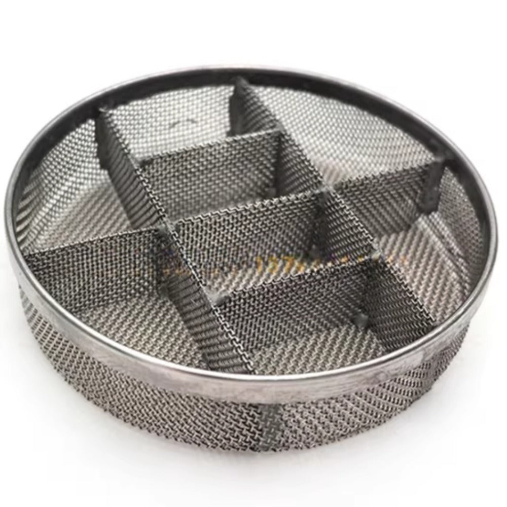 Stainless steel 304L cleaning basket by 8 Grids for watch cleaning machines, durable accessory tool.