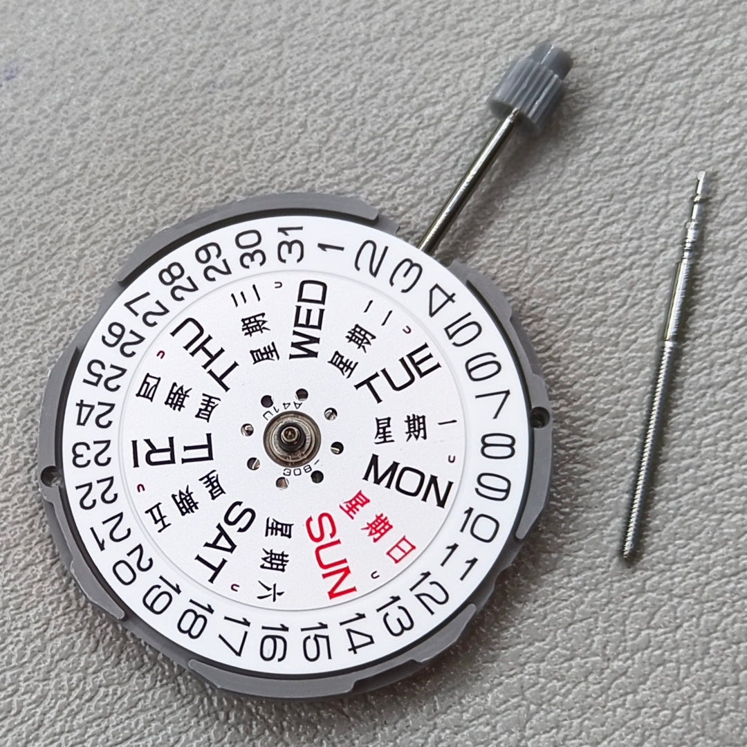 Japan Miyota GM00 Quartz Movement English&Chinese Character Black Font