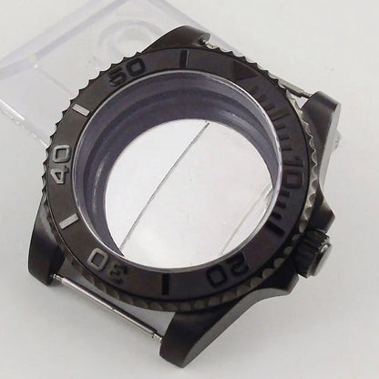 40mm Sapphire Glass Ceramic PVD Watch Case Fit Eta 2824 2836 Miyota NH35 NH36