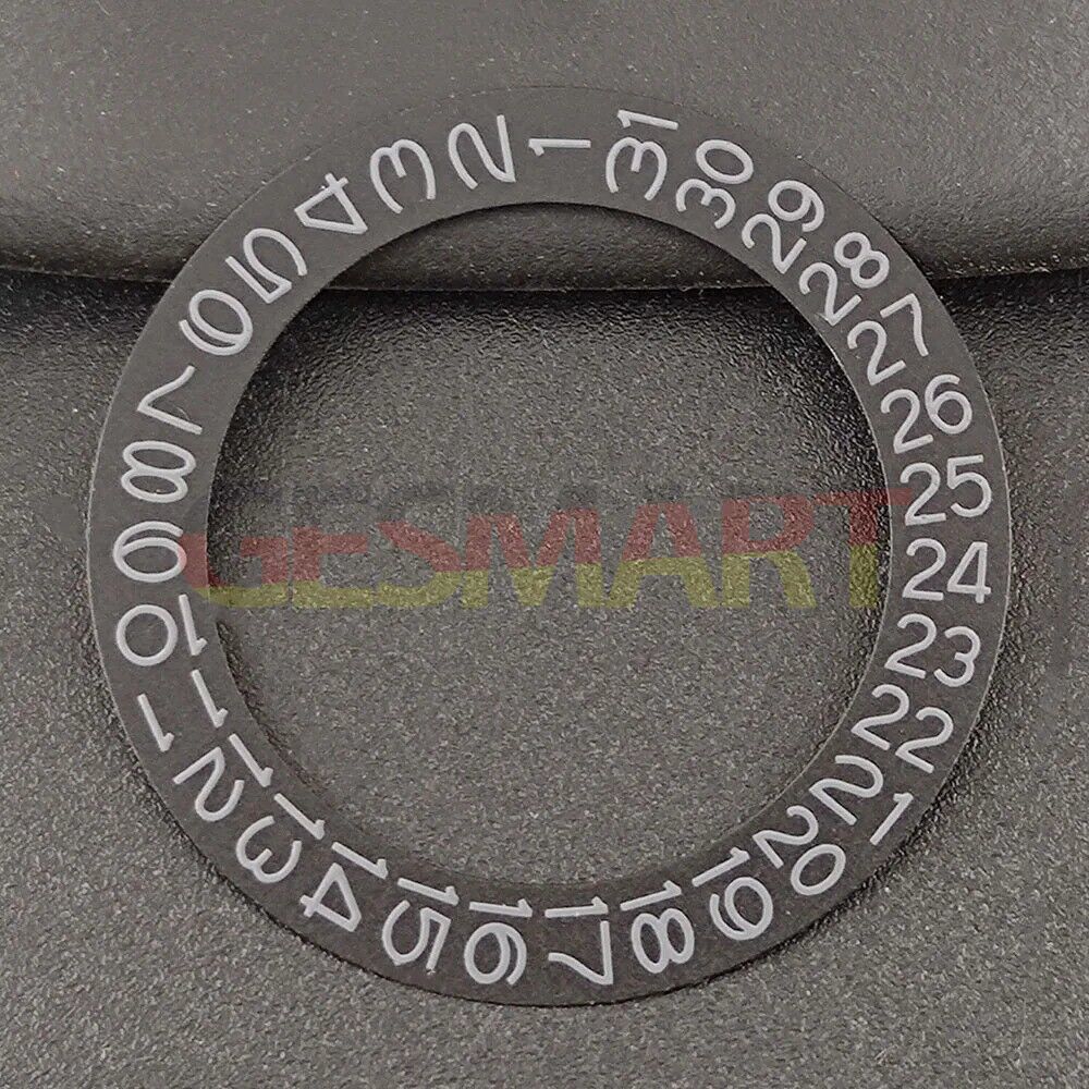 Purple date wheel overlay for NH35 NH36 movement, boosting dial contrast and style with Seiko quality.