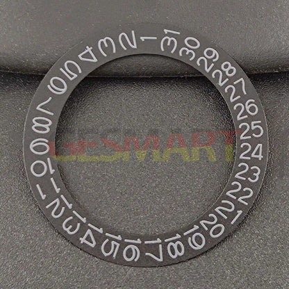 Purple date wheel overlay for NH35 NH36 movement, boosting dial contrast and style with Seiko quality.