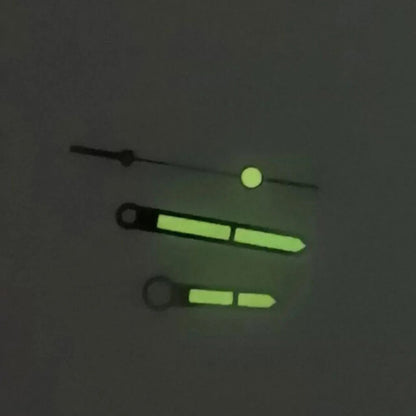 1. Luminous watch hands set compatible with NH35 NH36 MIYOTA 8215 automatic movements.