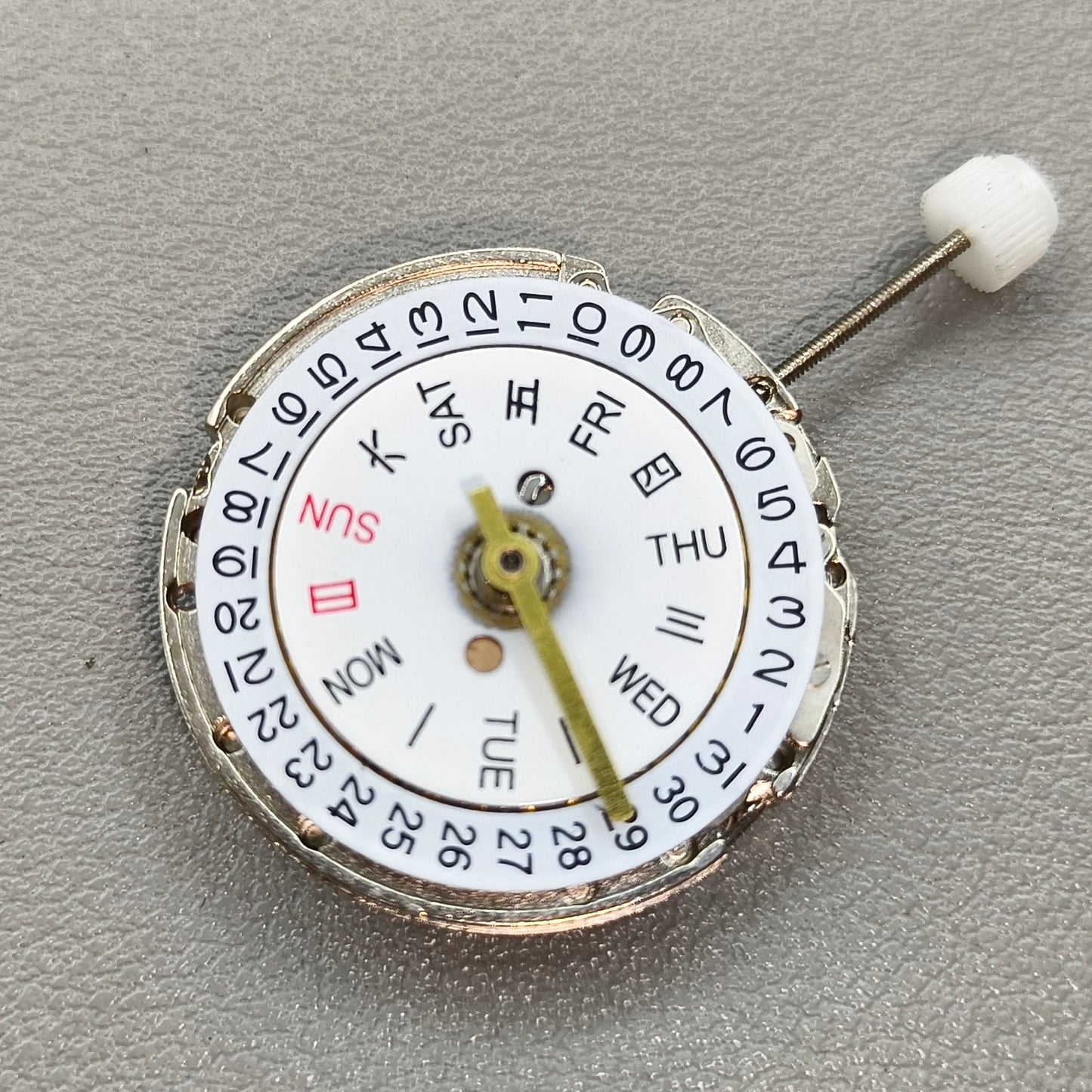 China 2813 Double Calendar Automatic Mechanical Movement 8205 8200 Replacement