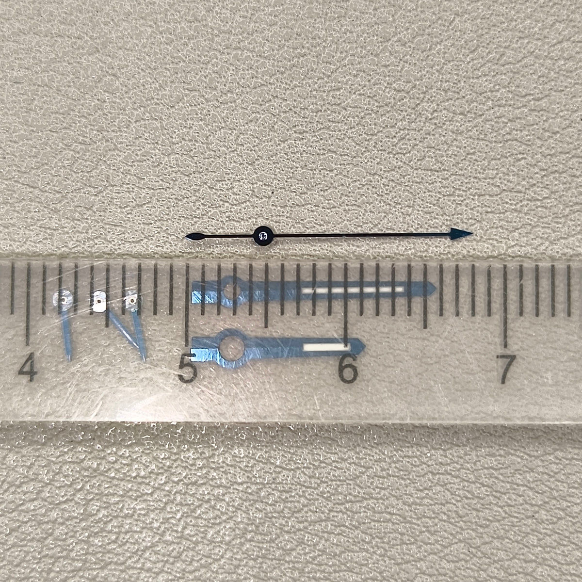 6 Pins Blue Trim Watch hands For Daytona Luminous Fit Cal. 4130/4131 Watch Needles