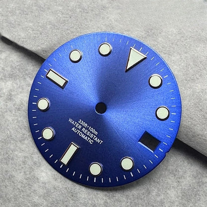 28.5mm Multicolor Watch Dial with Date Window Luminous Dial Fit NH35 /NH36/4R/7S
