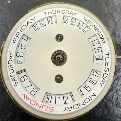 Mingzhu Chinese 8205 2813 golden mechanical watch movement with double calendar date at 6 o'clock