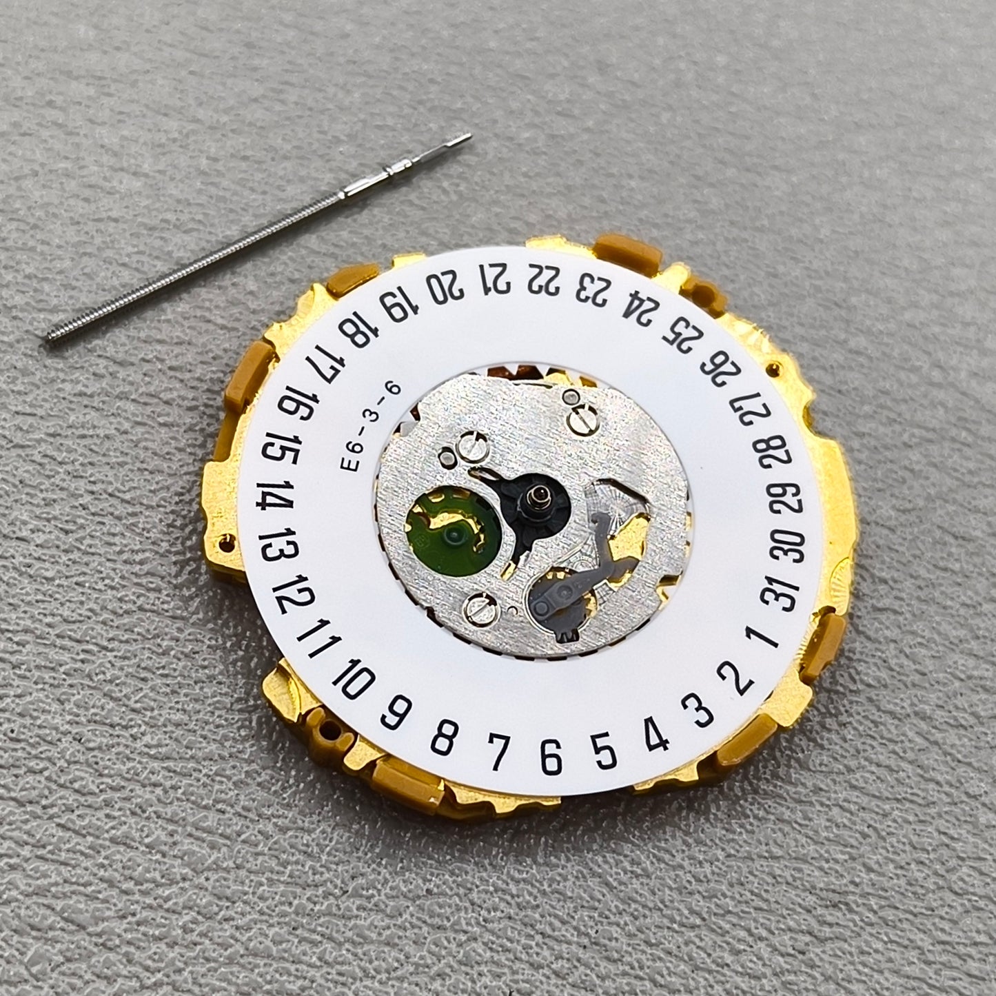 Japan Miyota 9U13 Quartz Movement Date@6 White Disk