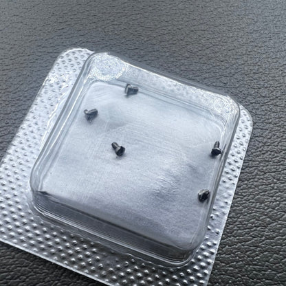 6 PIECES Silver Watch Case Back Screw 0.7mm Fit for L4 Series Quartz Watch