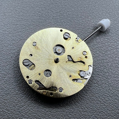 Swiss ISA 9238 Golden Multifunctional Quartz Movement 6 Hands