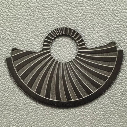 Rotor oscillant ondulé oblique noir, superposition de masses, compatible avec NH35 NH36 7S26 4R35