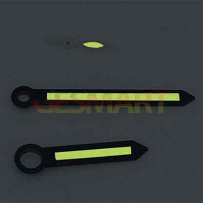 1. Black trim yellow luminous watch hands for ST3600 movement, enhancing visibility in low light.  