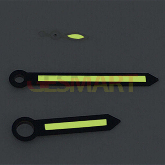 1. Black trim yellow luminous watch hands for ST3600 movement, enhancing visibility in low light.  