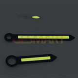 3 Hands Black Trim Yellow Luminous Watch Hands for ST3600/ST3620/ETA6497/6498