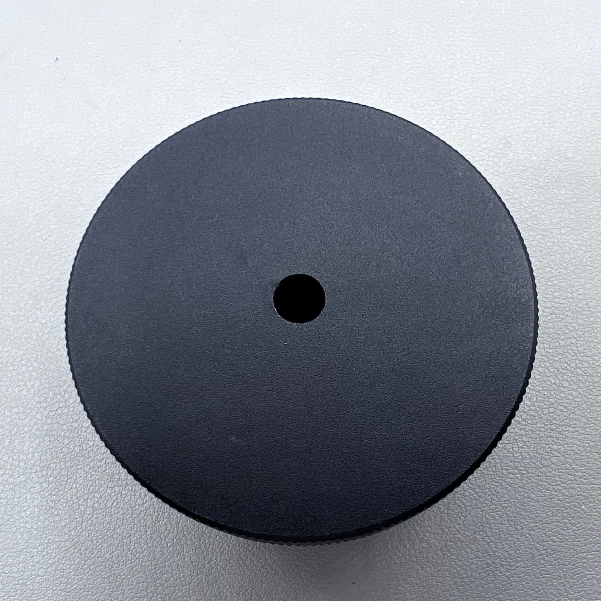 Black rotating stand with 10 slots for 0.6-2.0mm watch screwdrivers, organized storage solution.