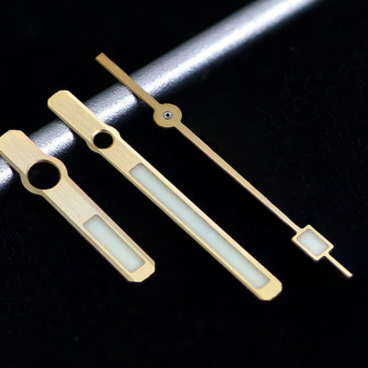 Golden Trim C3 Super Lume watch hands designed for 62MAS SKX007 SPR777 NH35 NH36 models.