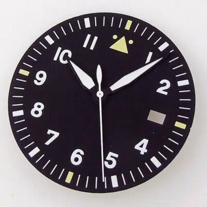 33.6mm Multicolor Watch Dial Fit For NH35AA NH36AA with Green Luminous Modified