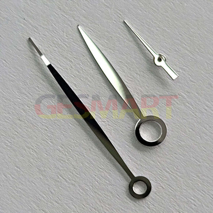 Blue and silver NO Lume watch hands for ST3600/ST3620 ETA6497/6498 vintage movement repair.