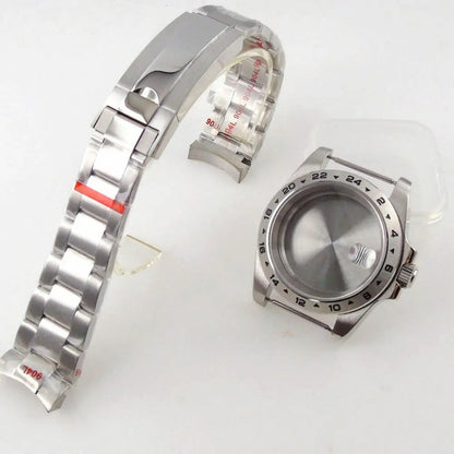 39mm GMT Bezel Sapphire Watch Case Fit NH34/35/36 PT5000 Miyota 8215 2836 2813