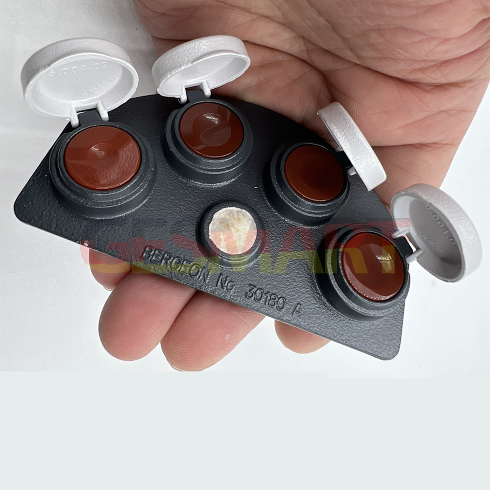 Bergeon 30180-A watch oil dip oiler stand, die-cast metal accessory for precise lubrication.