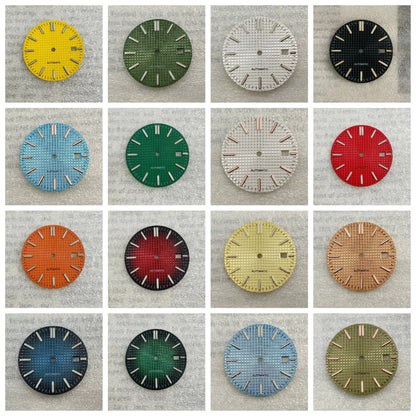 31.8mm Watch Dial AP Customizable Slogo For NH35 NH36 Hands C3 Green Luminous