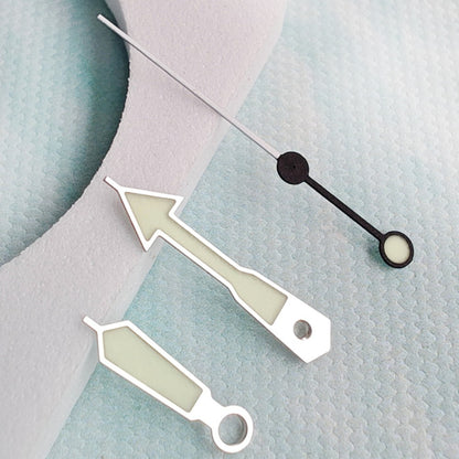 22mm silver-trimmed C3 Super Green lume watch hands for SKX007 with NH35/NH36 movement