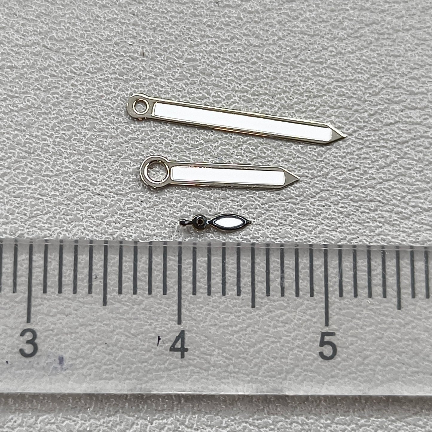 2 Sets Silver Trim Watch Hands for Seagull ST6 Automatic Mechanical Movement