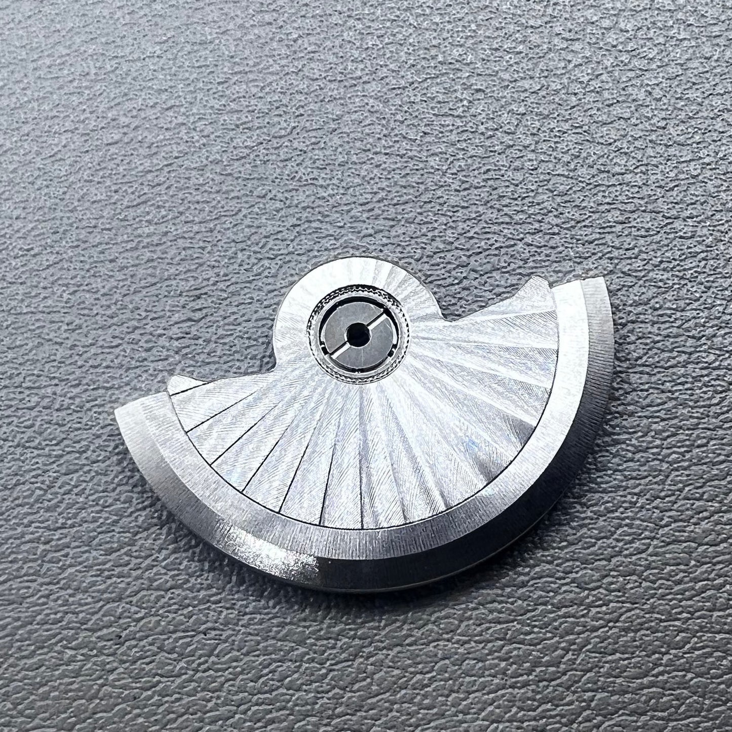 No Hollow Silver Radial Pattern Rotor, Seiko NH34 NH35 NH36 NH38 Compatible Watch Accessory