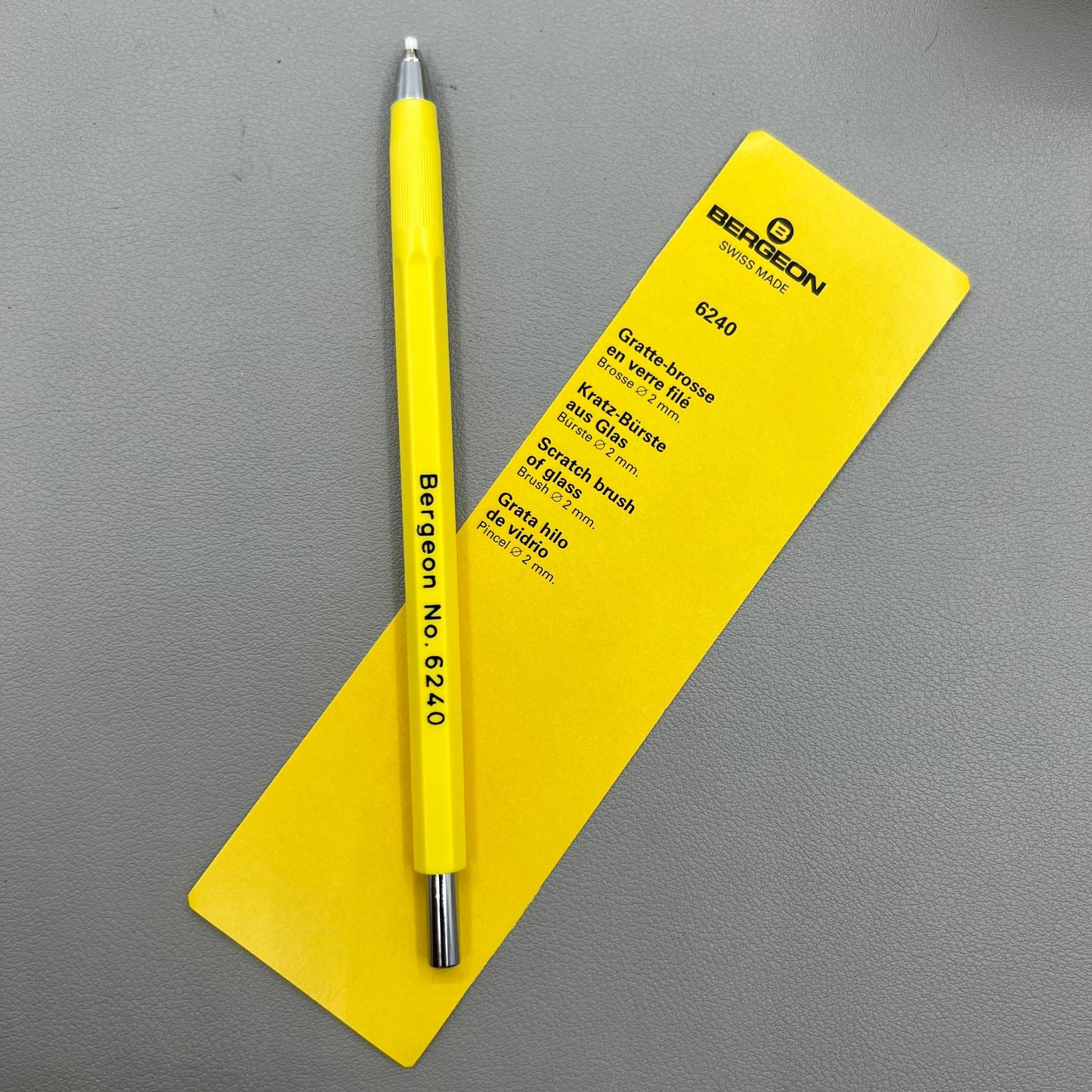 Bergeon Swiss Tool 6240 Glasfaser Kratzbürste Glasstift