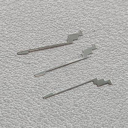 Replacement 3 PIECES Silver Spring Click Generic Fit for Movement 46945#434