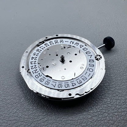 Close-up of Japan Miyota 9120 automatic mechanical watch movement showcasing precision craftsmanship.