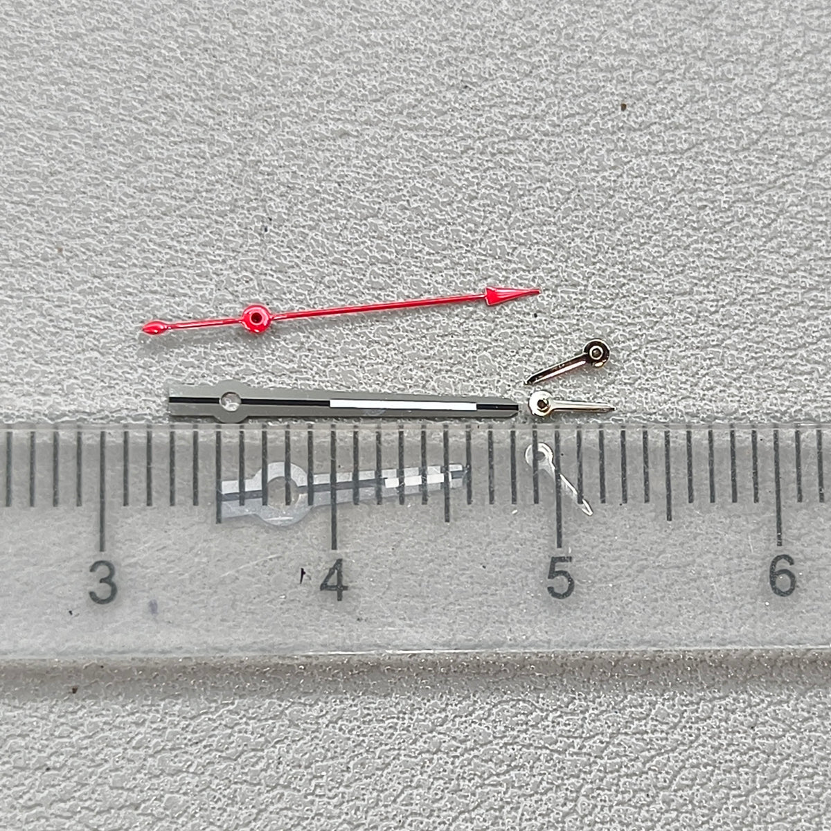 Red Second Hand Watch Hands with BGW9 Luminous for VK63 VK64 Movement