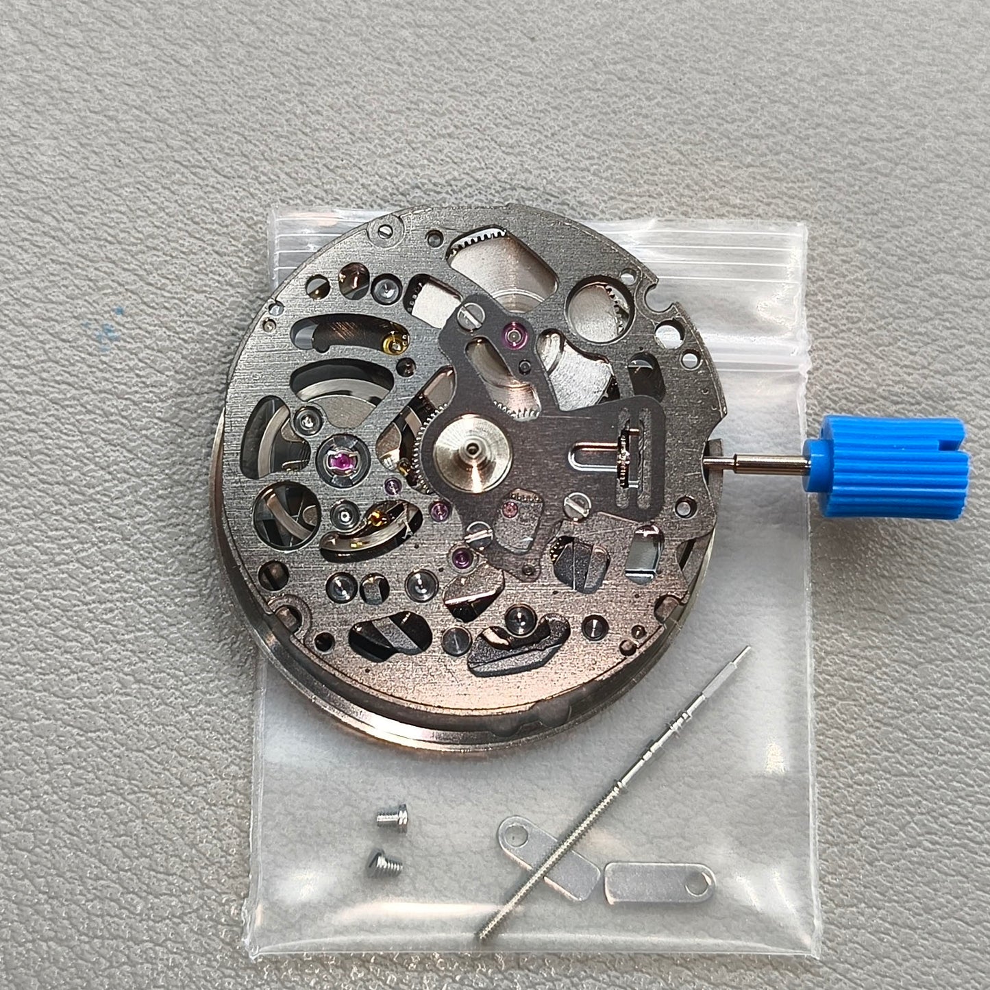 Japan Seiko SII NH72 NH72A  Black Hollow Automatic Movement
