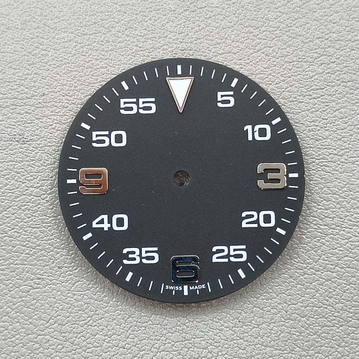 31mm Blue Lume Solid Black BGW9 Watch Dial Fit for NH35 Movement