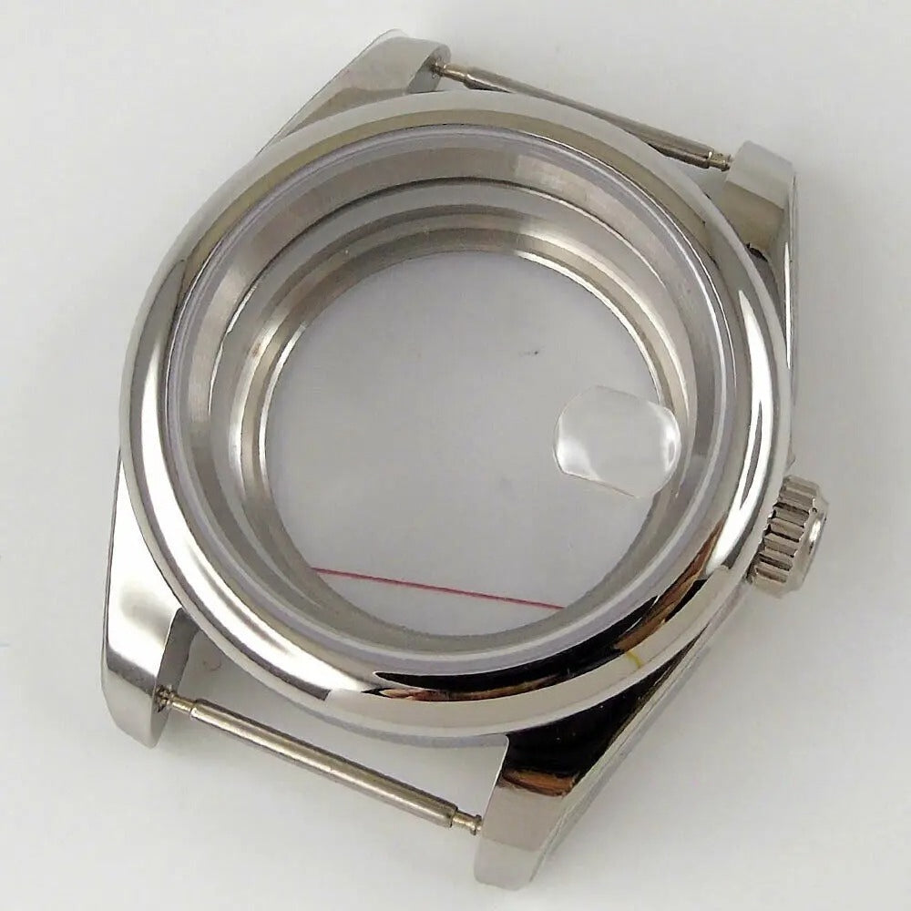 Personalized 39mm Sapphire Glass Watch Case Fit NH35/36 ETA2836 2824 Miyota 8215
