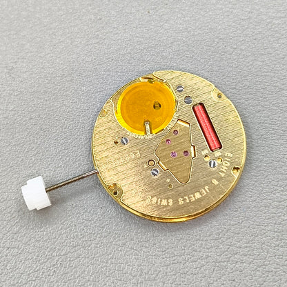 Swiss ETA 255.411 Quartz Movement 3 Hands White Disk