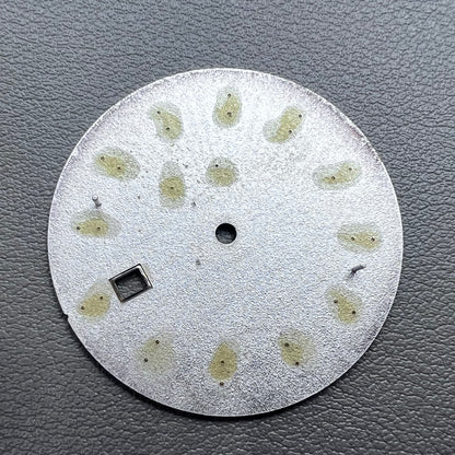 35mm No Lume Golden Nail+White Cocktail Modified Watch Dial for NH35 Movement