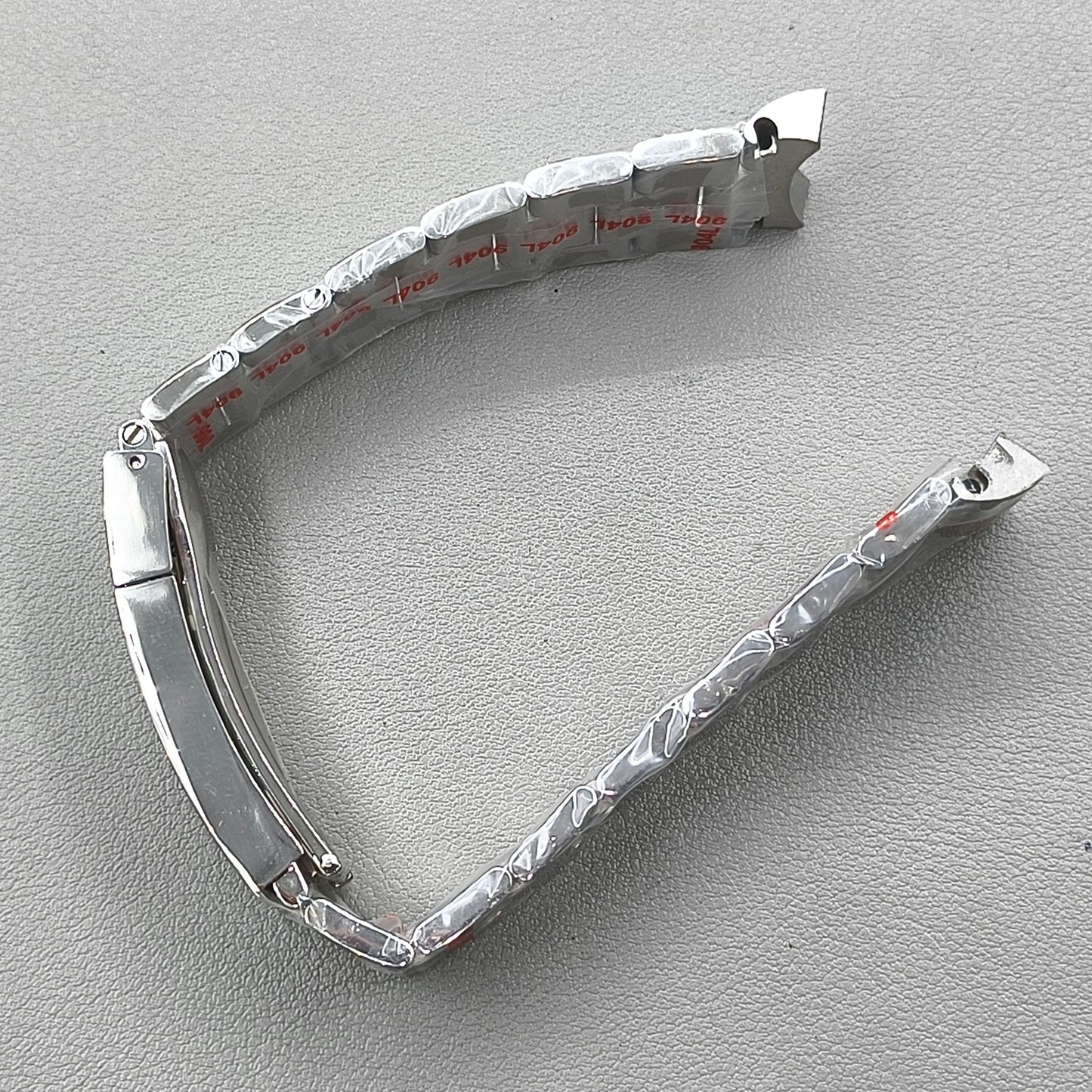 20mm Silver Oyster Stainless Steel Strap for 40mm Daytona VK63 VK64 Watch Case