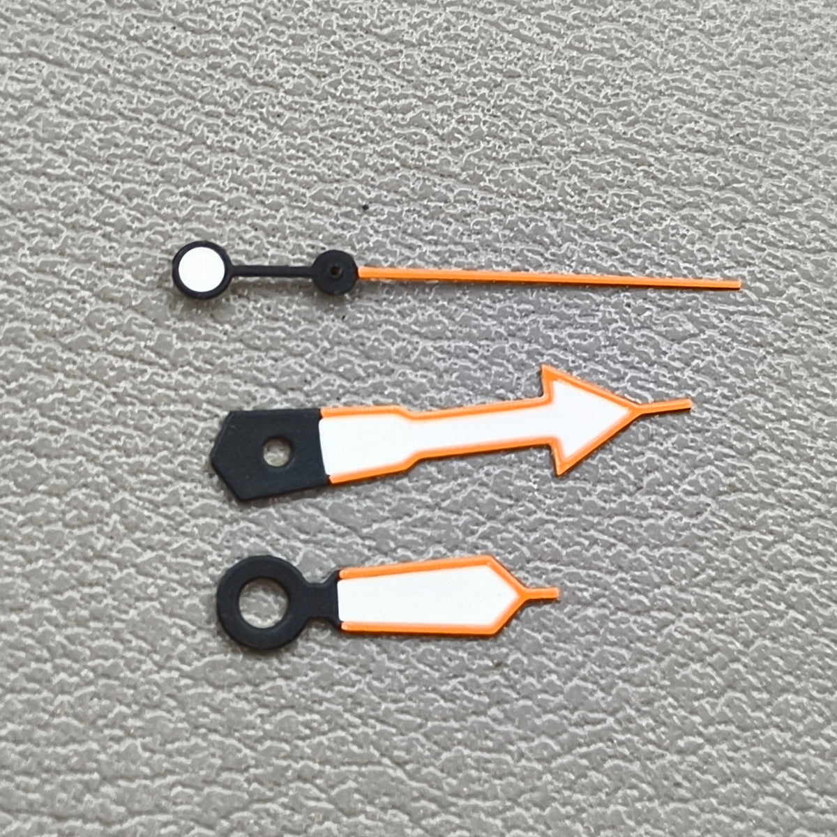 White Orange Border Green Luminous Watch Hands for NH35/NH36/4R/7S Movement