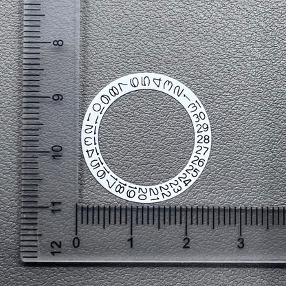 2 PIECES Date Disk Wheel Overlay for NH35 NH36 Movement