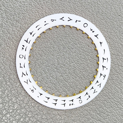 Arabic Font White Background Date Disk Wheel for ETA2824 Datejust Date@3