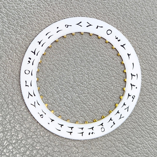 Arabic Font White Background Date Disk Wheel for ETA2824 Datejust Date@3