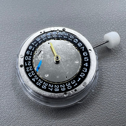China Automatic mechanical watch with black dial and small seconds at 9 o?clock, precise timekeeping.