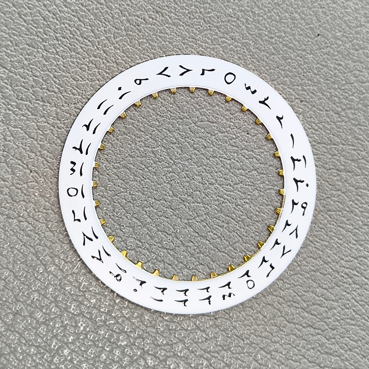 Arabic Font White Background Date Disk Wheel for ETA2824 Datejust Date@3