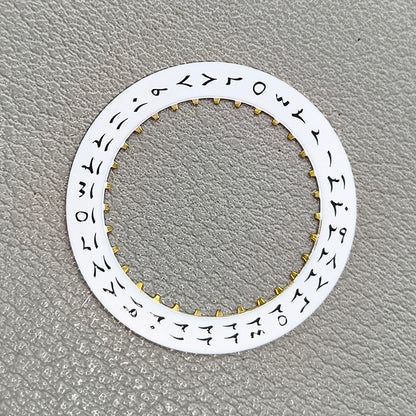 Arabic Font White Background Date Disk Wheel for ETA2824 Datejust Date@3