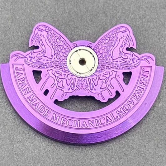 Modified Purple Two-headed Snake Rotor Oscillating Weight for NH35 NH36 Movement