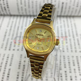 24mm HAIDA Manual Mechanical Lady Watch Golden Nail with Imitation Diamond