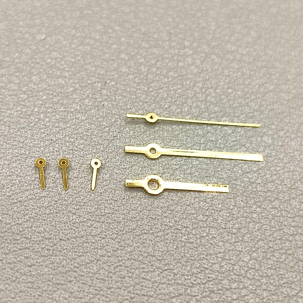2 Sets Golden Squared Pointed 6 Hands Watch Hands for Miyota JS15 Movement