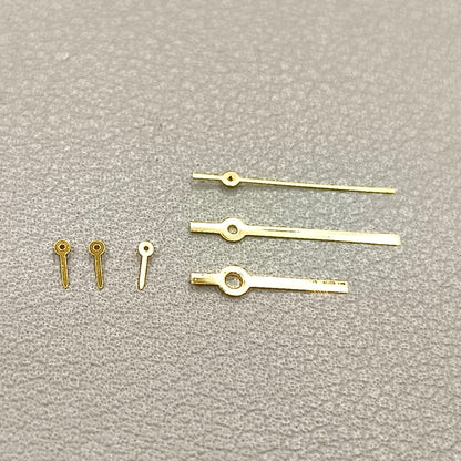 2 Sets Golden Squared Pointed 6 Hands Watch Hands for Miyota JS15 Movement