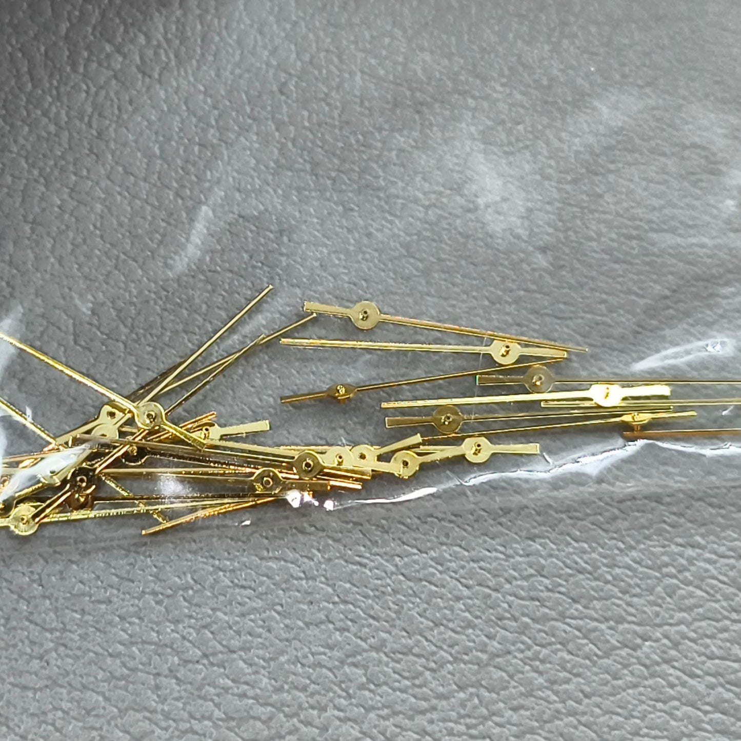 APPROX 100 Sets 12mm Golden Trim Watch Hands for Epson PC21 Quartz Movement