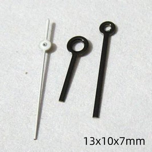 White and black painted 13mm watch hands set for Miyota 2035 2115 2105 2305 movements